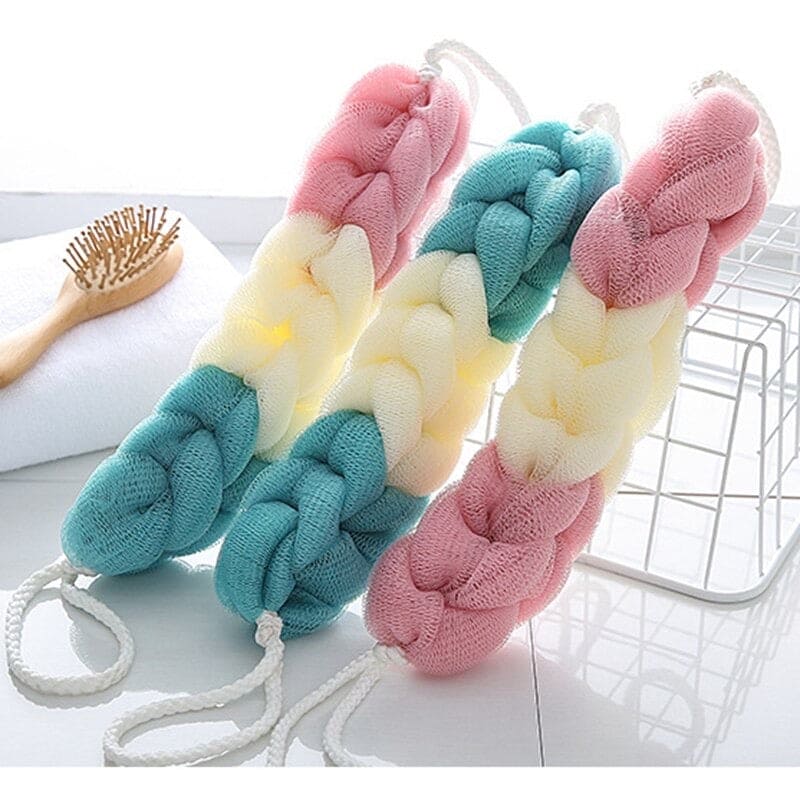 Flower Mesh Shoulder Scrubber, New Men Women Bath Sponge Towel Rub Brush, Body Wash Dry Brush, Mesh Shower Wash Sponge, Bubble Massage Brush, Shower Bath Wash Cloth Flower Mesh Shoulder Scrubber, New Men Women Bath Sponge Towel Rub Brush, Body Wash Dry Brush, Mesh Shower Wash Sponge, Bubble Massage Brush, Shower Bath Wash Cloth